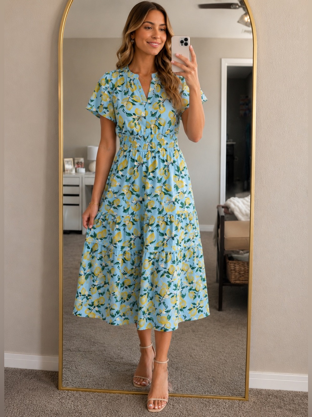 French Connection Women's Maxi Dress in Bluebird